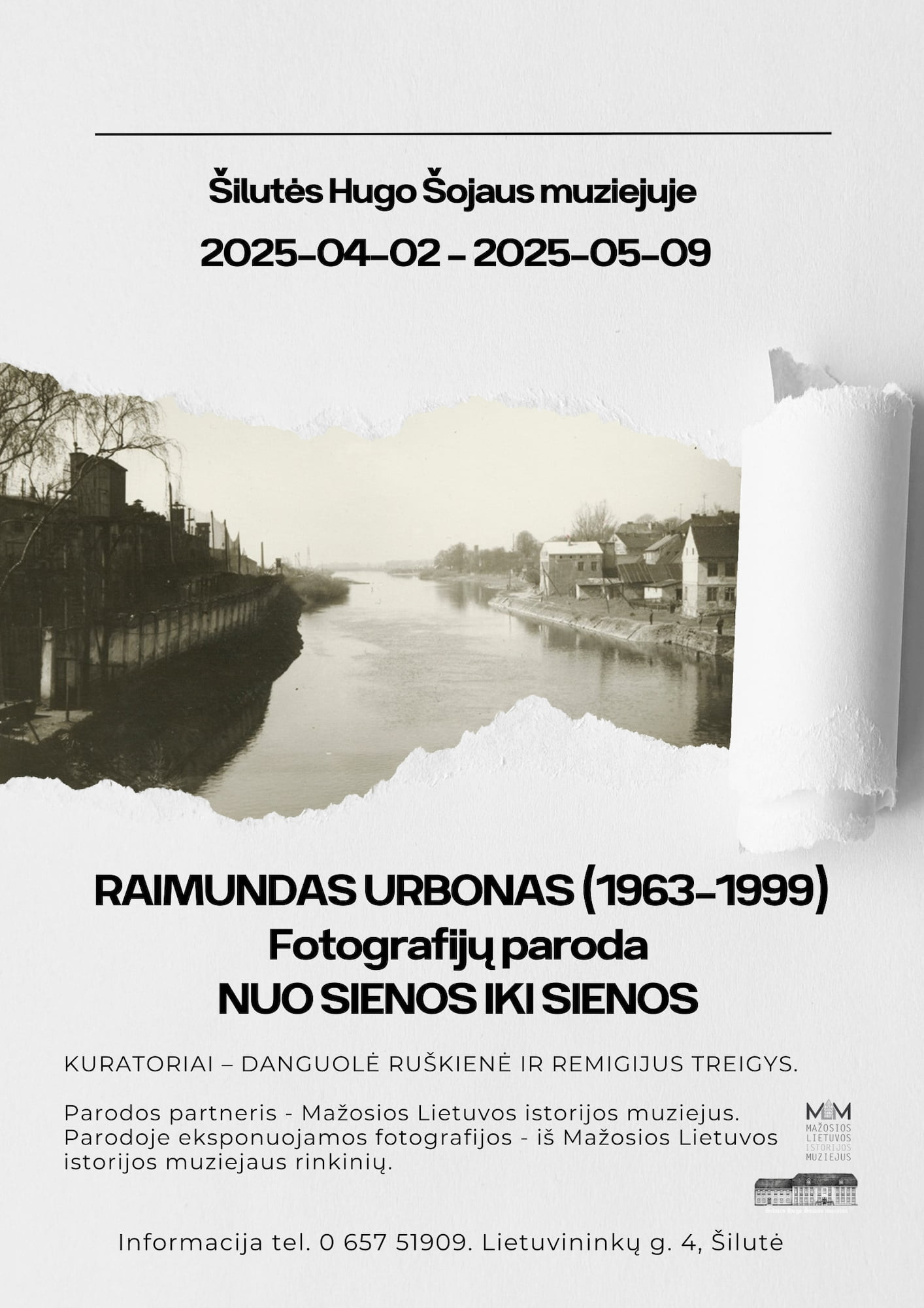 Fotografijų parodos „Nuo sienos iki sienos“ plakatas