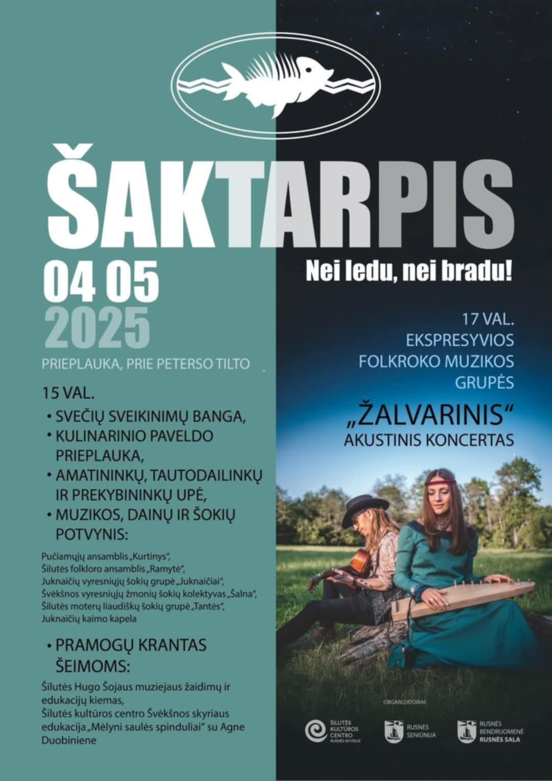 Šaktarpio programos plakatas