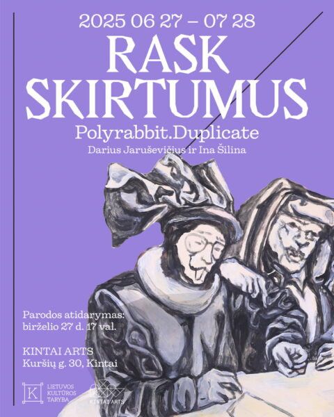 Parodos „Rask skirtumus“ plakatas