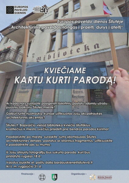 Kvietimo kurti parodą plakatas