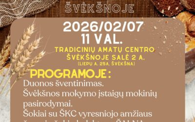 Šv. Agotos duonos šventės Švėkšnoje renginio plakatas