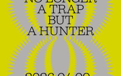 Parodos „Įkliuvę spąstai“ plakatas