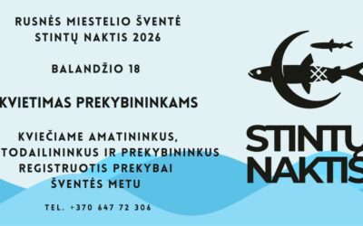 Stintų naktis 2026 kvietimo prekybininkams plakatas