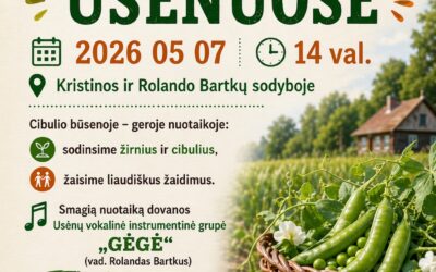 Informacinis plakatas „Cibulio diena Usėnuose“