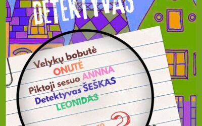 Didžiojo Velykų detektyvo plakatas