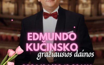 Informacinis plakatas: Edmundo Kučinsko koncertas Švėkšnoje