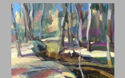 Valentino Varno tapybos parodos „Metų laikai" pristatymo plakatas.