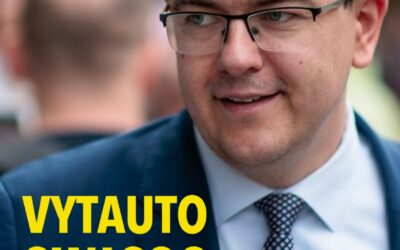 Informacinis plakatas apie Vytauto Sinicos knygos pristatymą Šilutėje