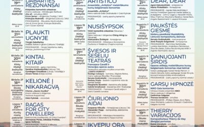 Kintų muzikos festivalio 2026 programos plakatas