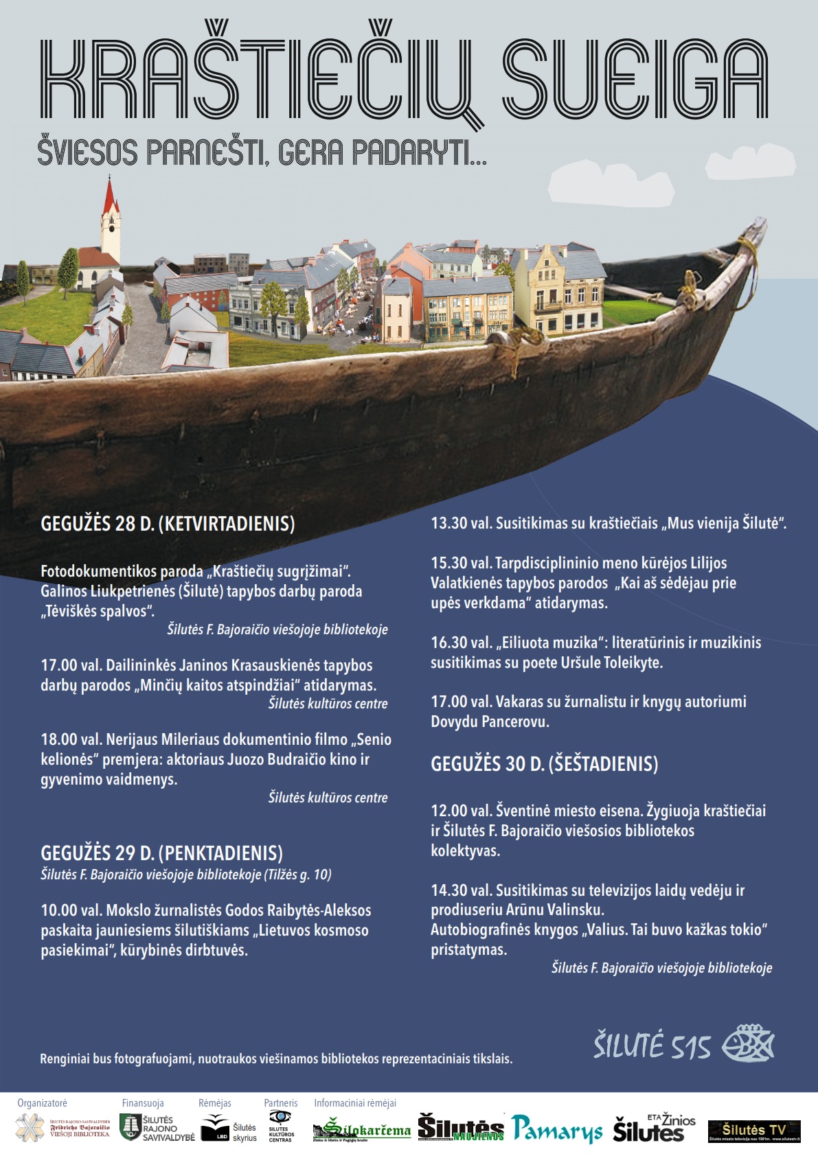 Kraštiečių sueigos „Šviesos parnešti, gera padaryti...“ plakatas