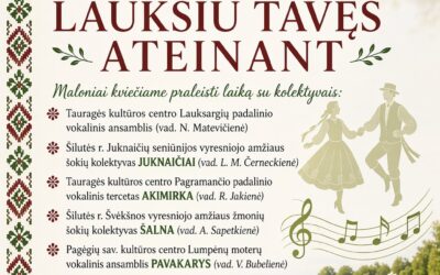 Šventės „Lauksiu tavęs ateinant“ plakatas