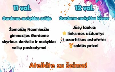 Šeimos dienos Gardame plakatas