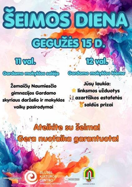 Šeimos dienos Gardame plakatas