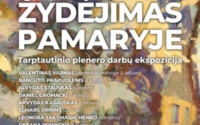 Parodos „Žydėjimas Pamaryje“ plakatas