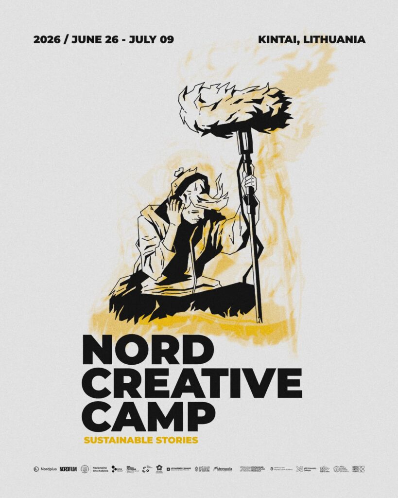 Nord Creative Camp 2026 stovyklos Kintuose plakatas