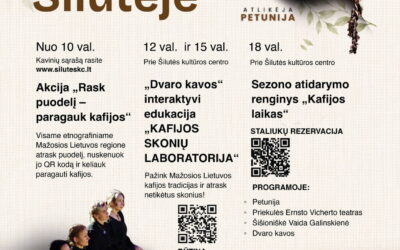 Kafijos dienos Šilutėje plakatas