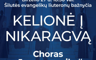 Kintų muzikos festivalis 2026 „Kelionė į Nikaragvą“ plakatas