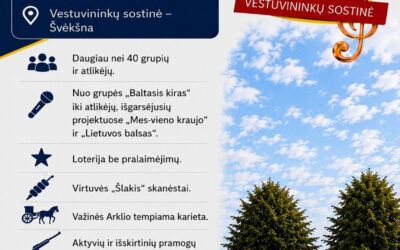 Vestuvių muzikantų festivalio Švėkšnoje 2026 plakatas