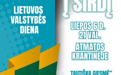 Liepos 6-osios renginio Rusnėje plakatas