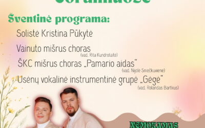 Vidurvasario šventės Gorainiuose plakatas