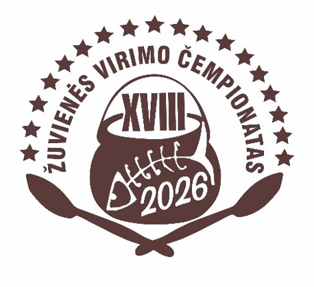 Žuvienės virimo čempionato 2026 logotipas