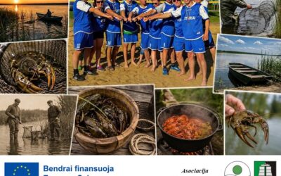 Vėžininkystės tradicijų puoselėjimo Šilutės rajone projekto plakatas