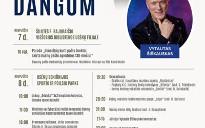 Vasaros šventės „Po Usėnų dangum“ Usėnuose plakatas