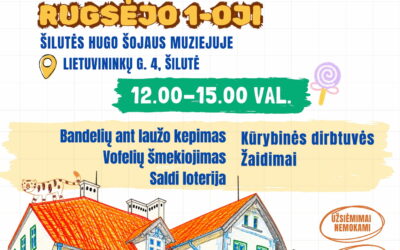 Rugsėjo 1-osios Šilutės Hugo Šojaus muziejuje plakatas