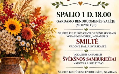 Renginio „Jūsų metai – mūsų turtas“ plakatas