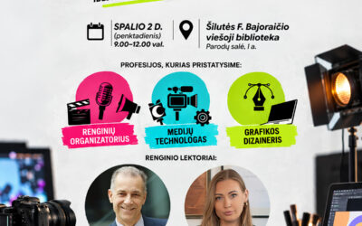 Renginio „Profesijų forumas“ plakatas