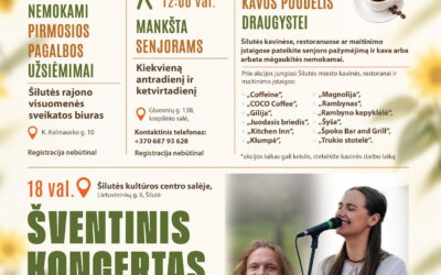Tarptautinės pagyvenusių žmonių dienos Šilutėje 2026 plakatas
