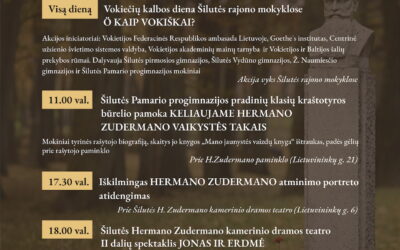 Vokiečių kultūros dienų Šilutėje 2026 plakatas